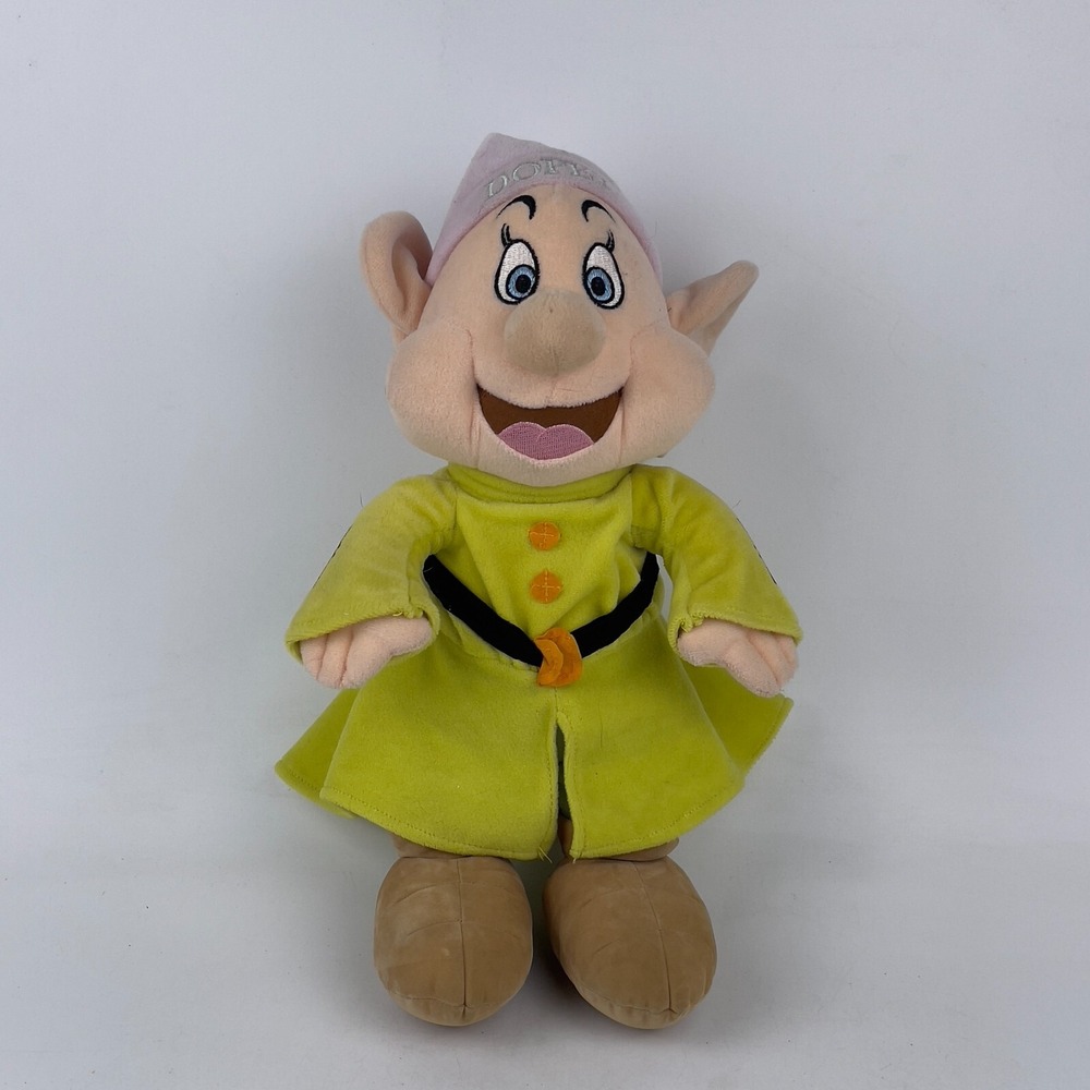 The Walt Disney Snow White & Seven Dwarfs Dopey Plush‎ 13" Stuffed Soft Toy